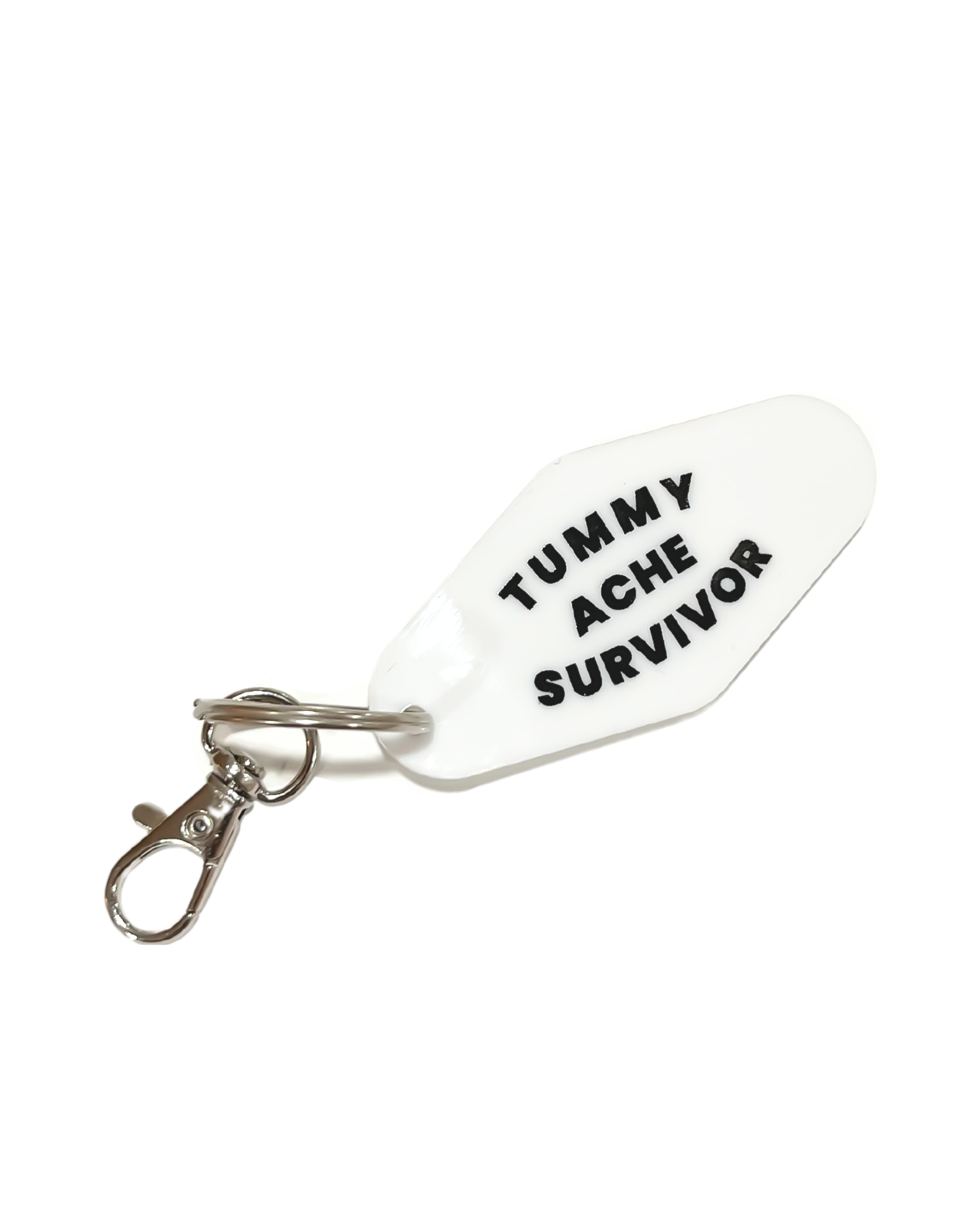 Tummy Ache Survivor Keychain