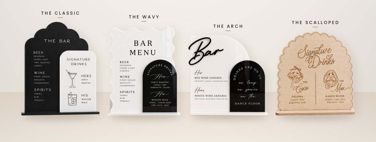 Event signs & decor, made for your day