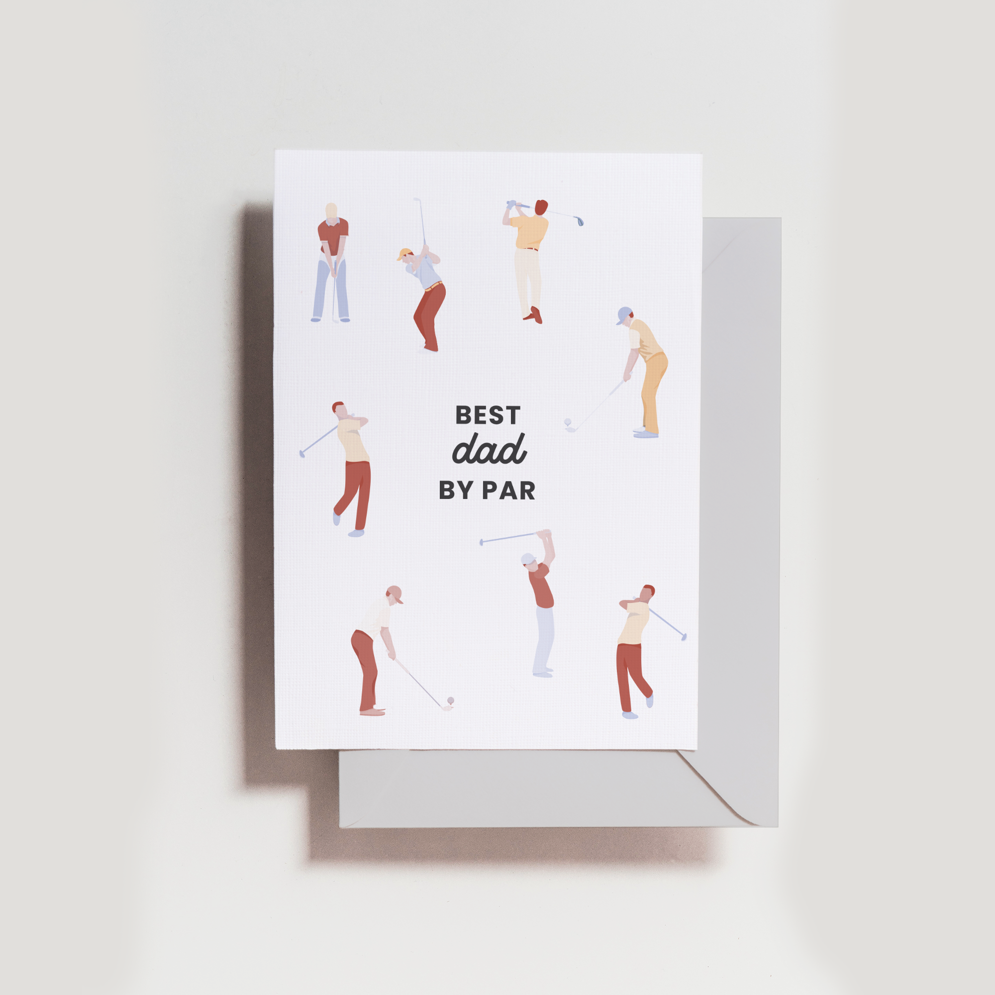 Best Dad by Par Golf Father's Day Card
