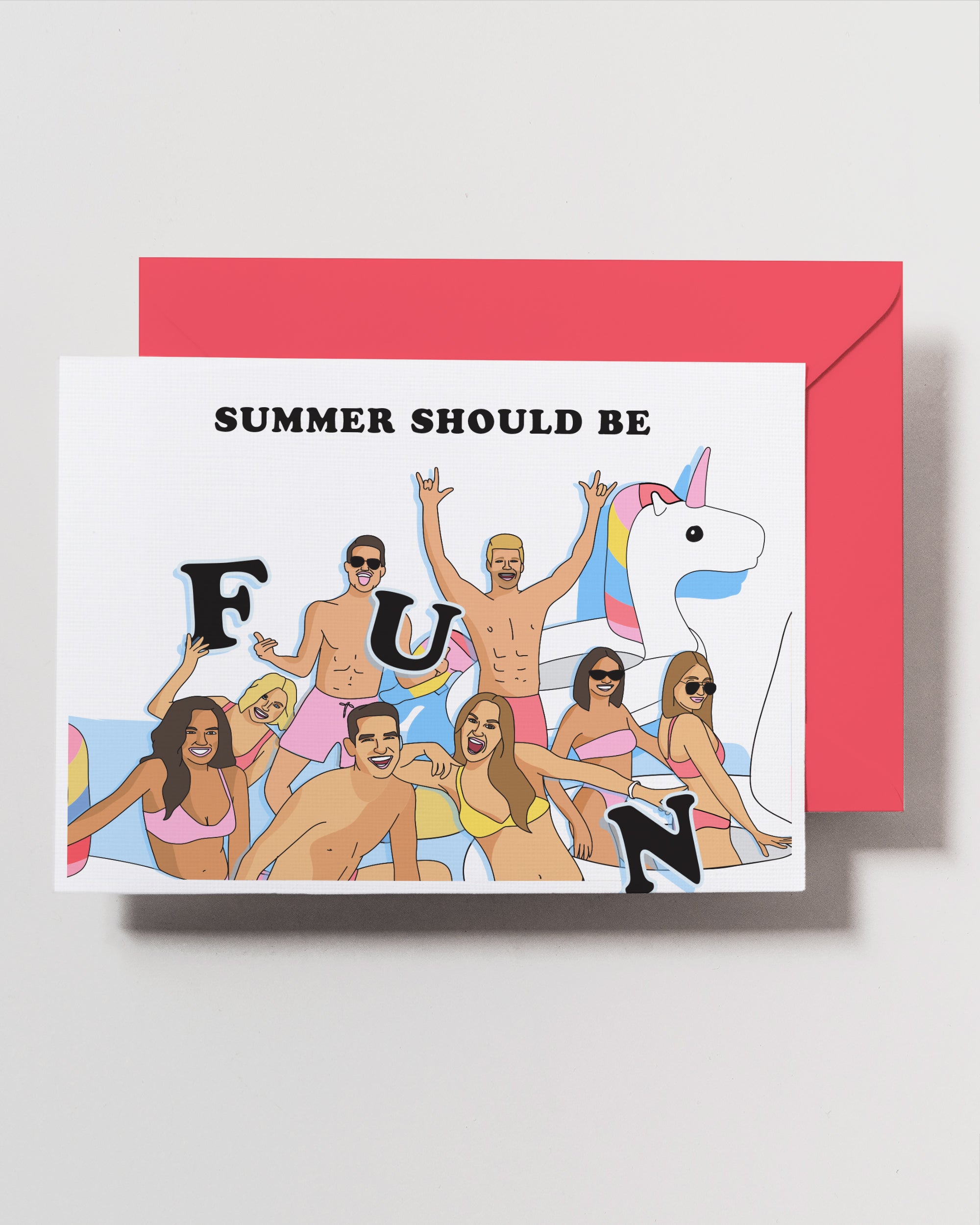 Summer House Fun Card