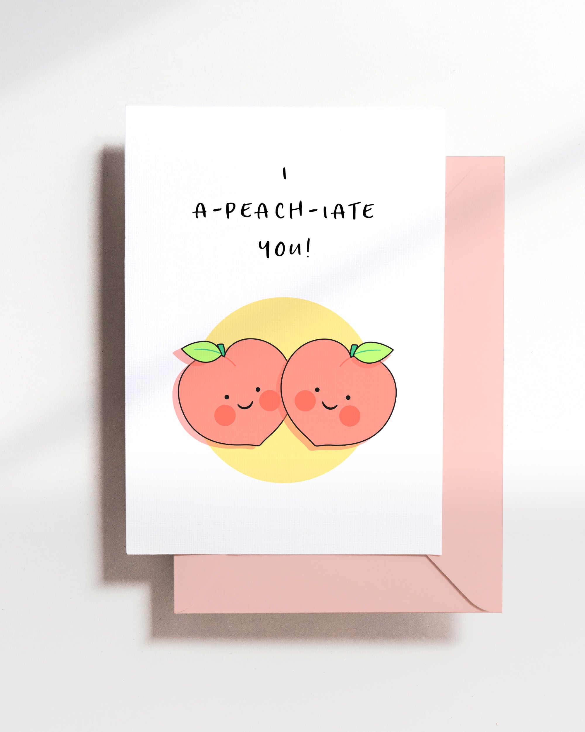 Peach Appreciation Card