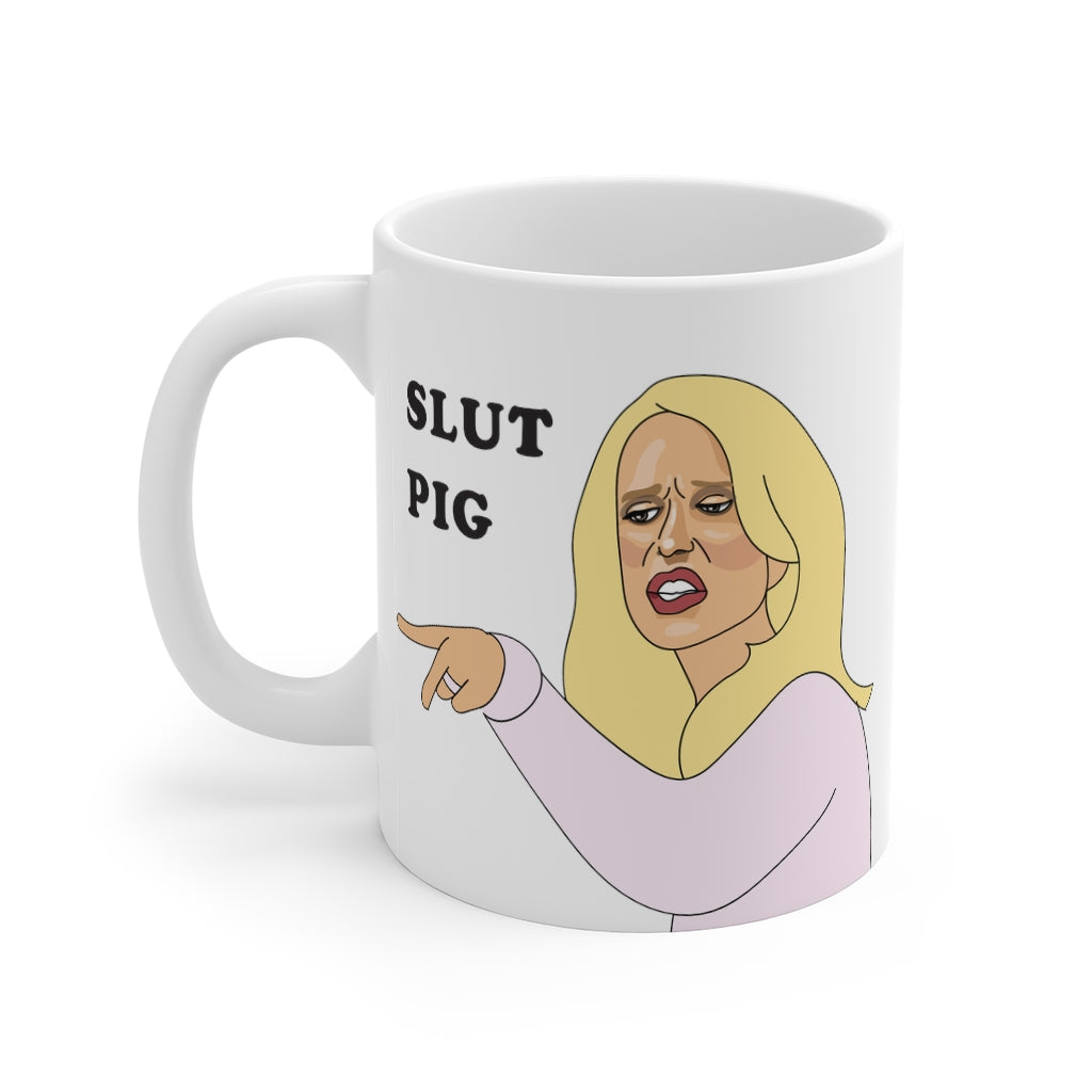 Kim Richards - Slut Pig - Bravo Mug - RHOBH