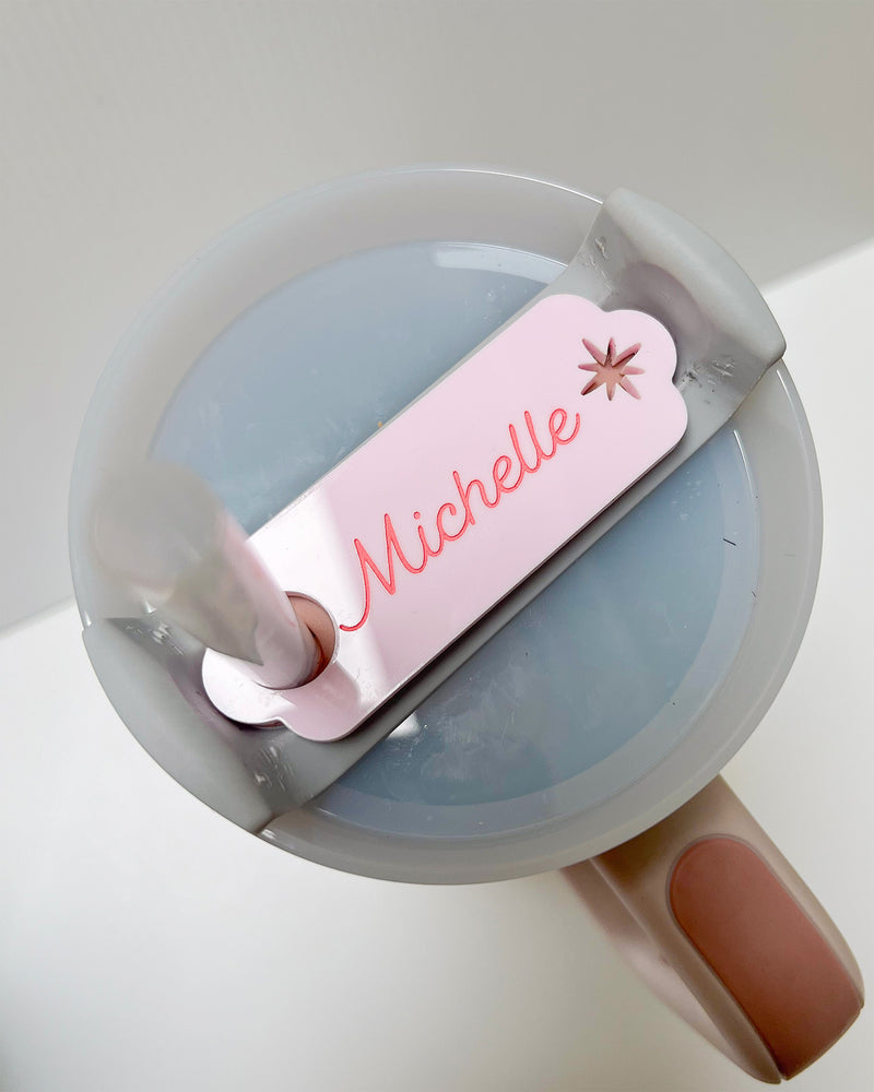 Customized Tumbler Tag - Stars