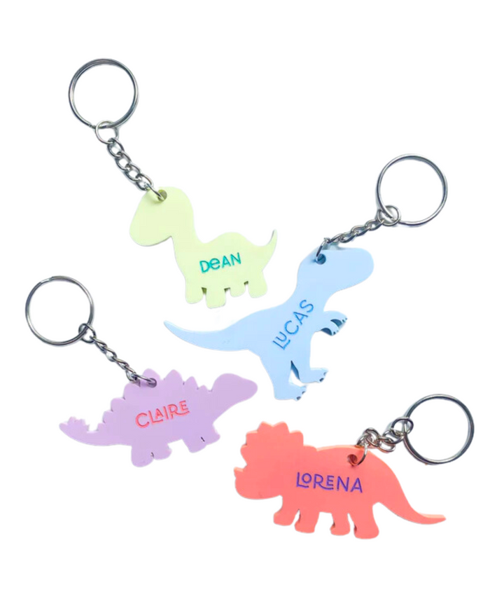 Dino Name Keychain (classic)