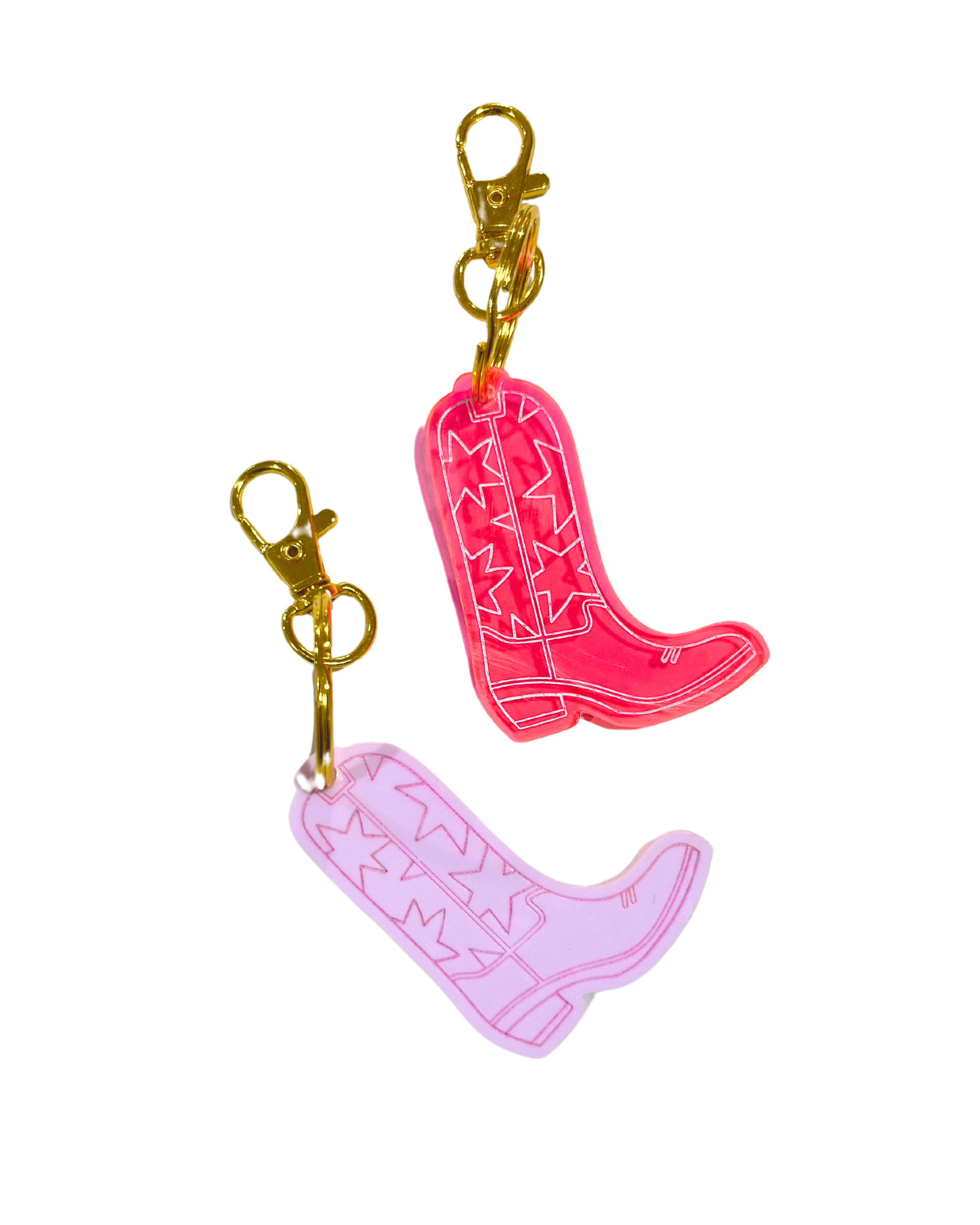 Cowgirl Boot Keychain