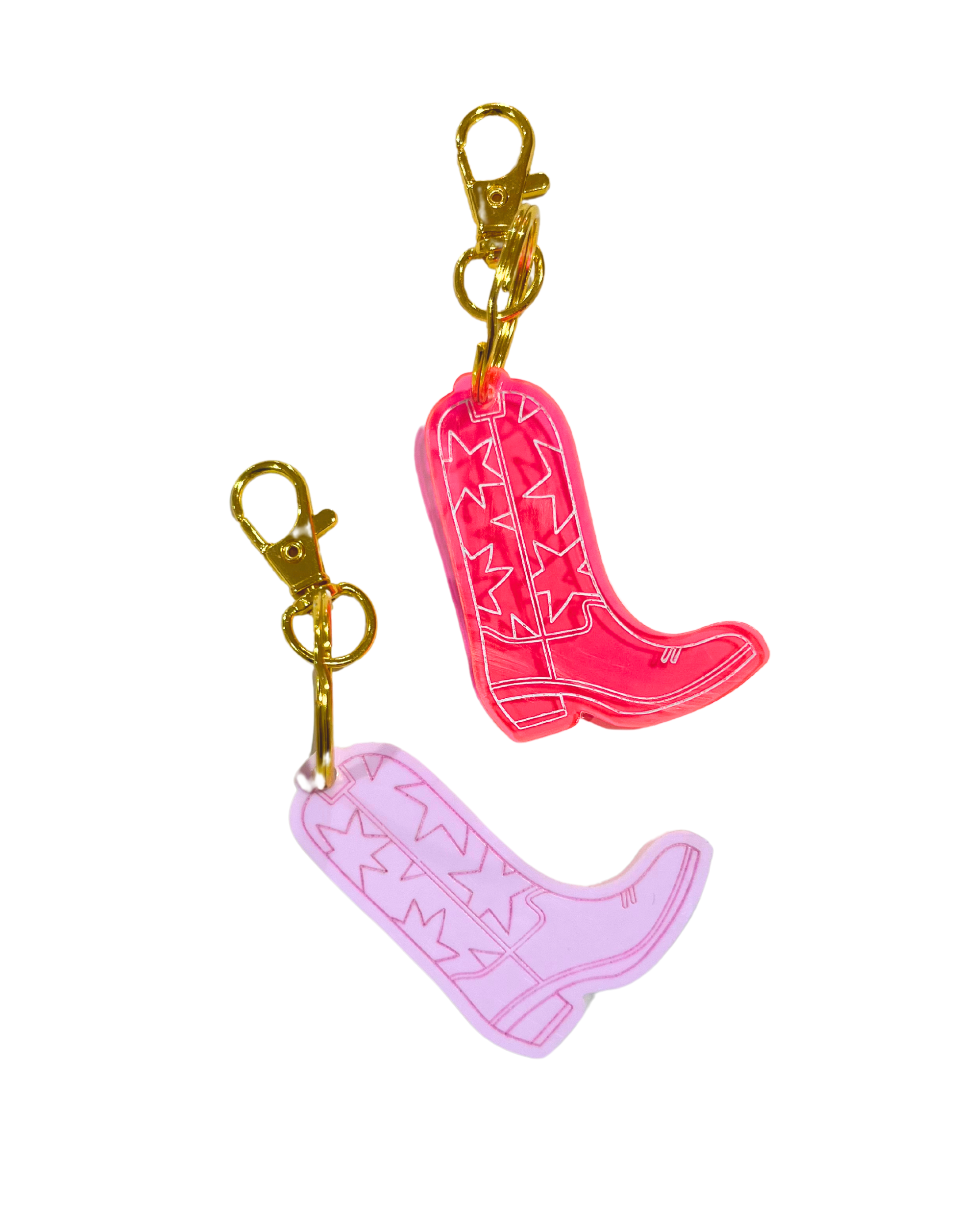 Cowgirl Boot Keychain – Haven Print Co.