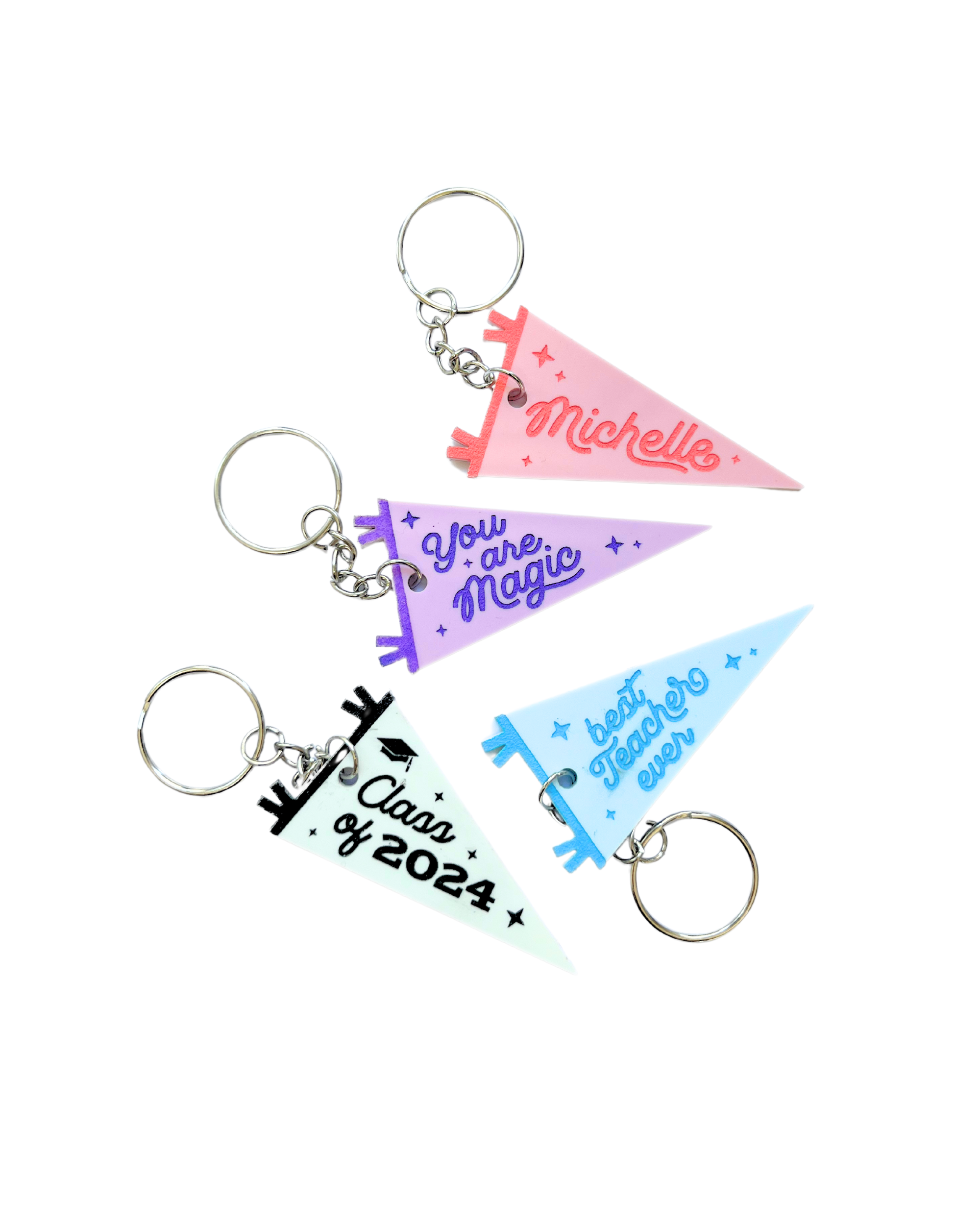 Pennant Flag Keychain - Custom – Haven Print Co.