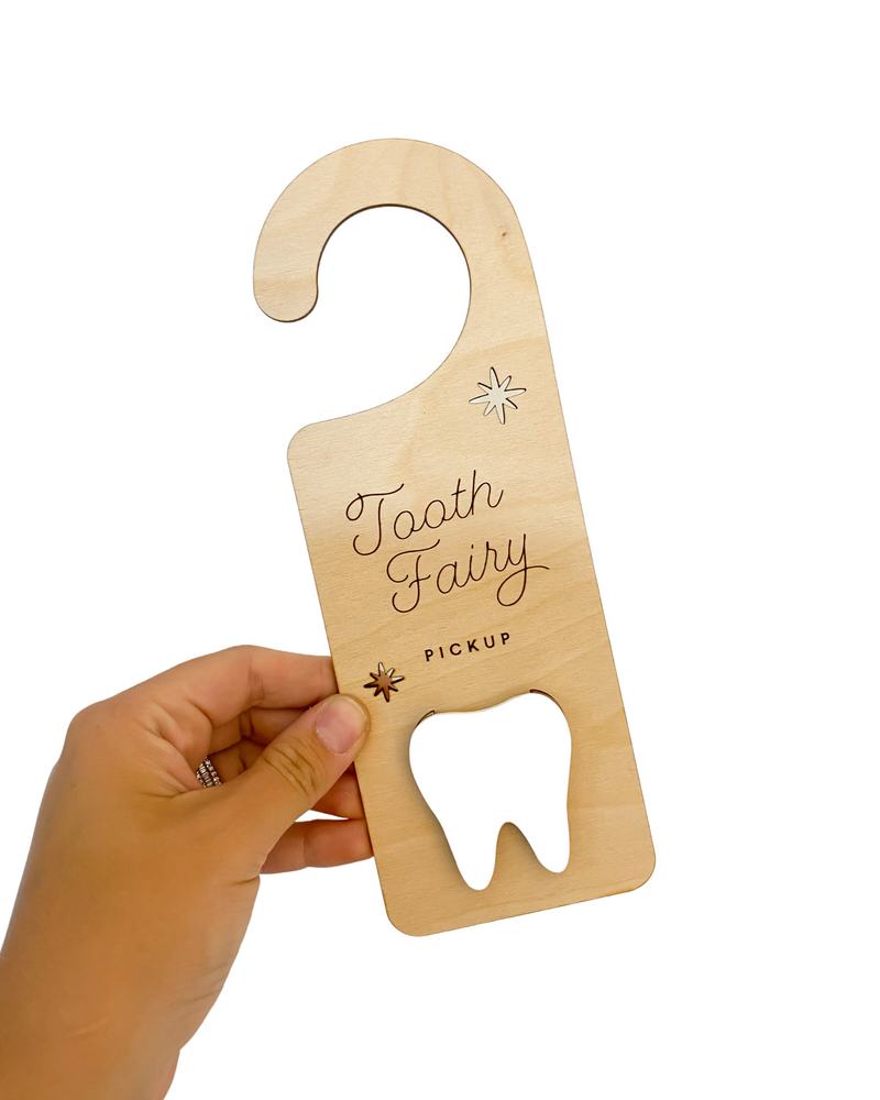 Tooth Fairy Door Hanger • Wood