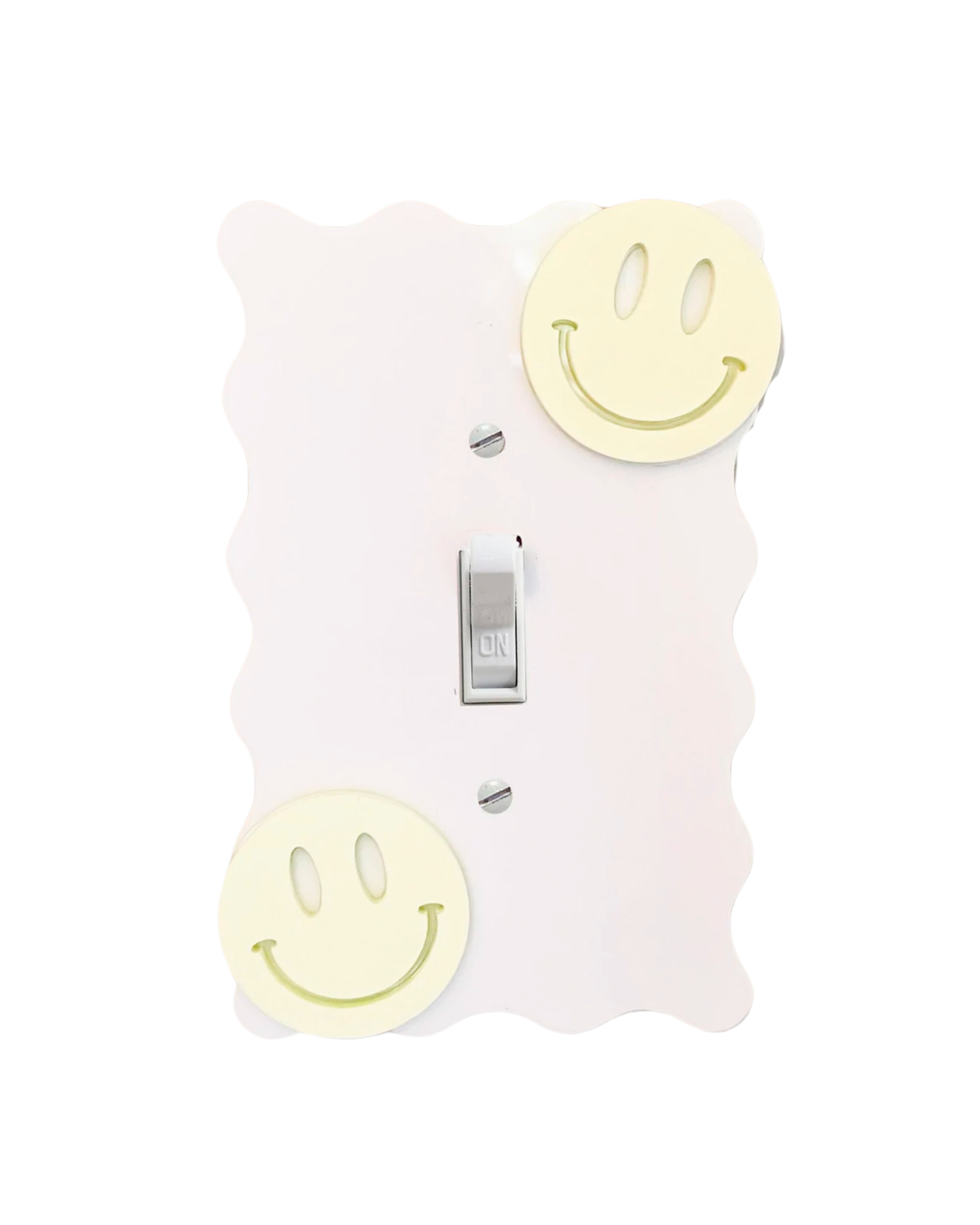 Smiley Wave Switch Plate Cover