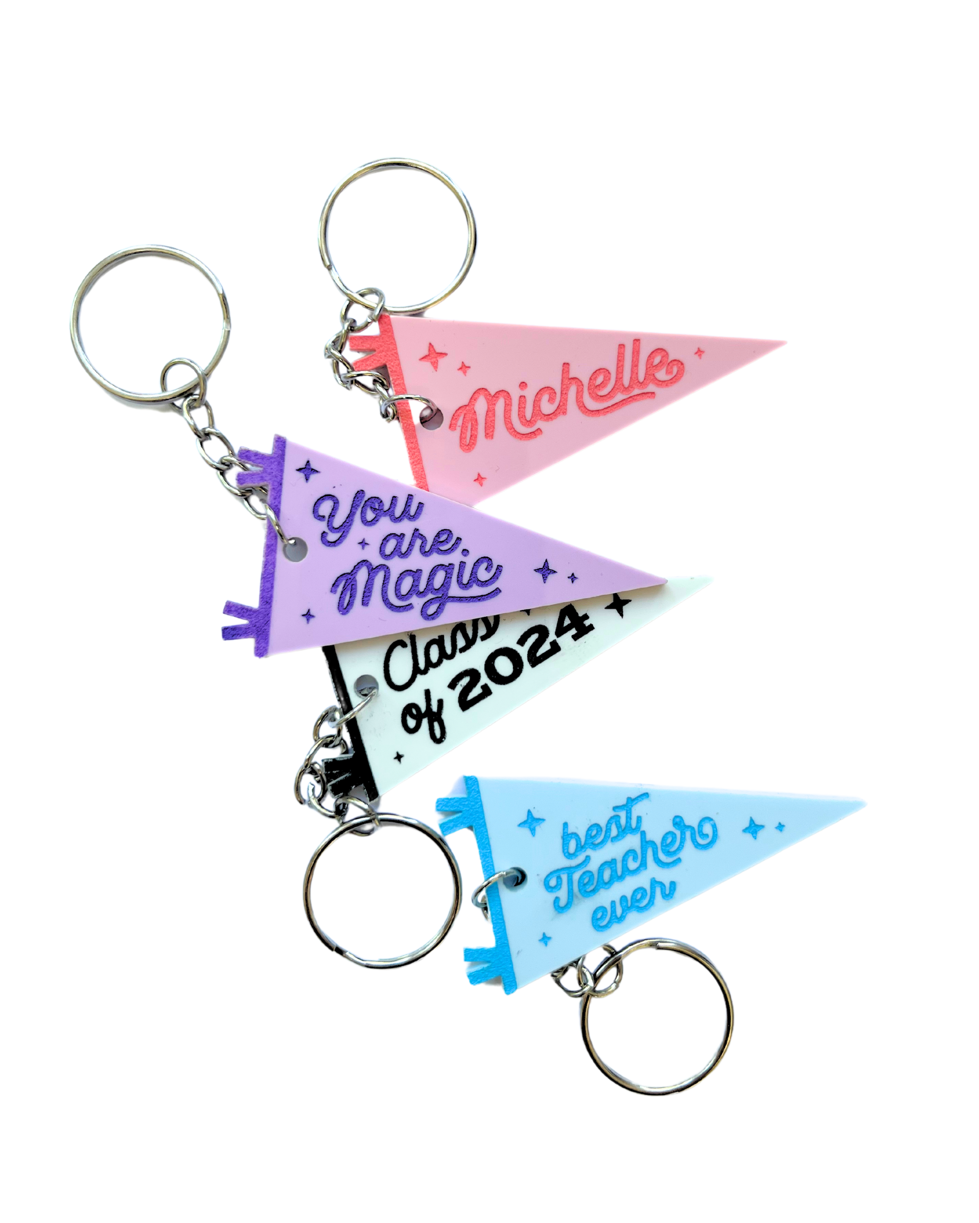 Pennant Flag Keychain - Custom – Haven Print Co.