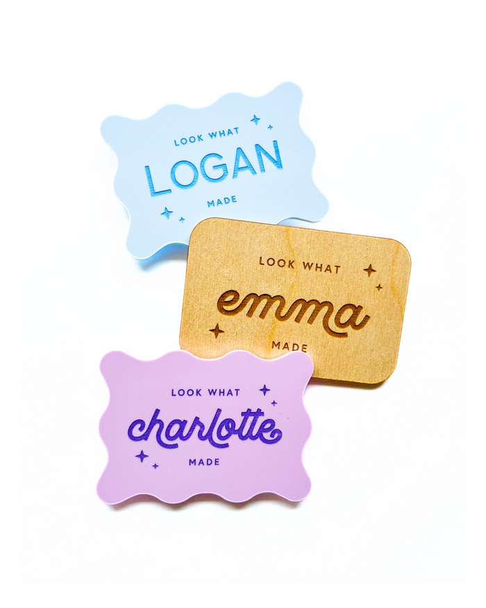 Personalized Kid's Magnet – Look What I Made Custom Name