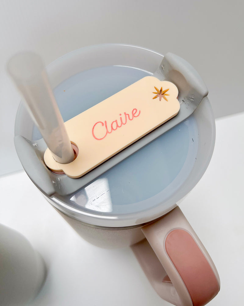 Customized Tumbler Tag - Stars
