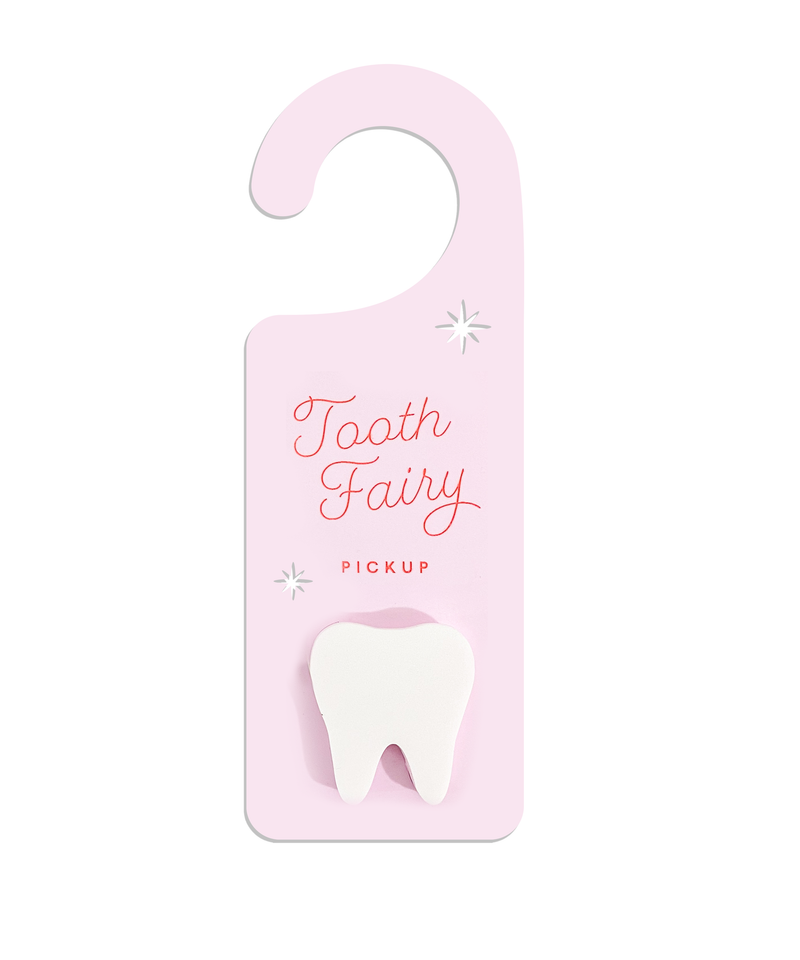 Tooth Fairy Door Hanger • Pink