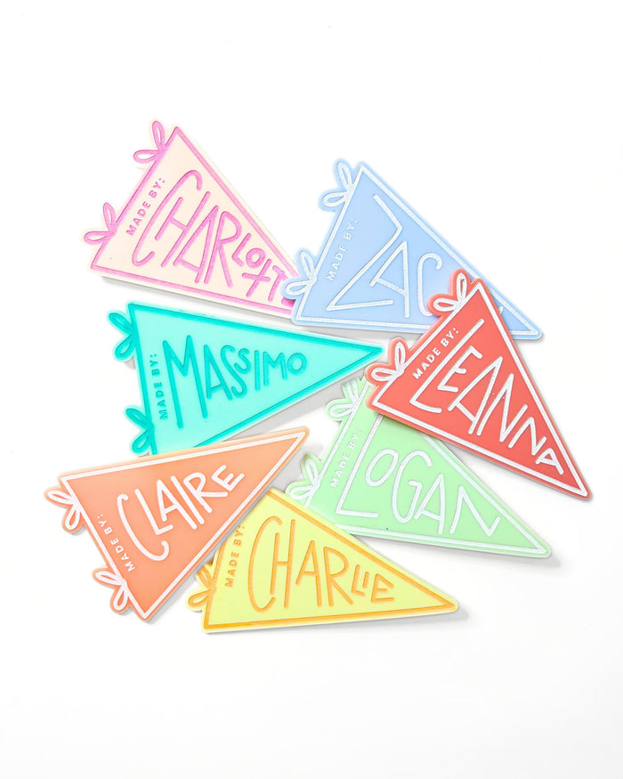 Kid's Artwork Flag Magnet