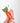 Personalized Easter Carrot Name Tag - Custom Acrylic Basket Tag with Silk Ribbon