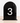 Black arch acrylic table number 3