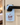 Baby blue do not disturb door hanger engraved in deep red, hanging on a door handle