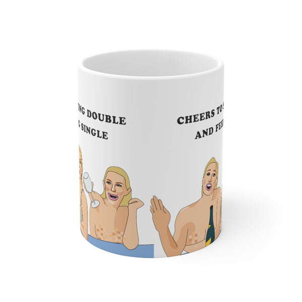 Seeing double and feeling single - Bravo Mug