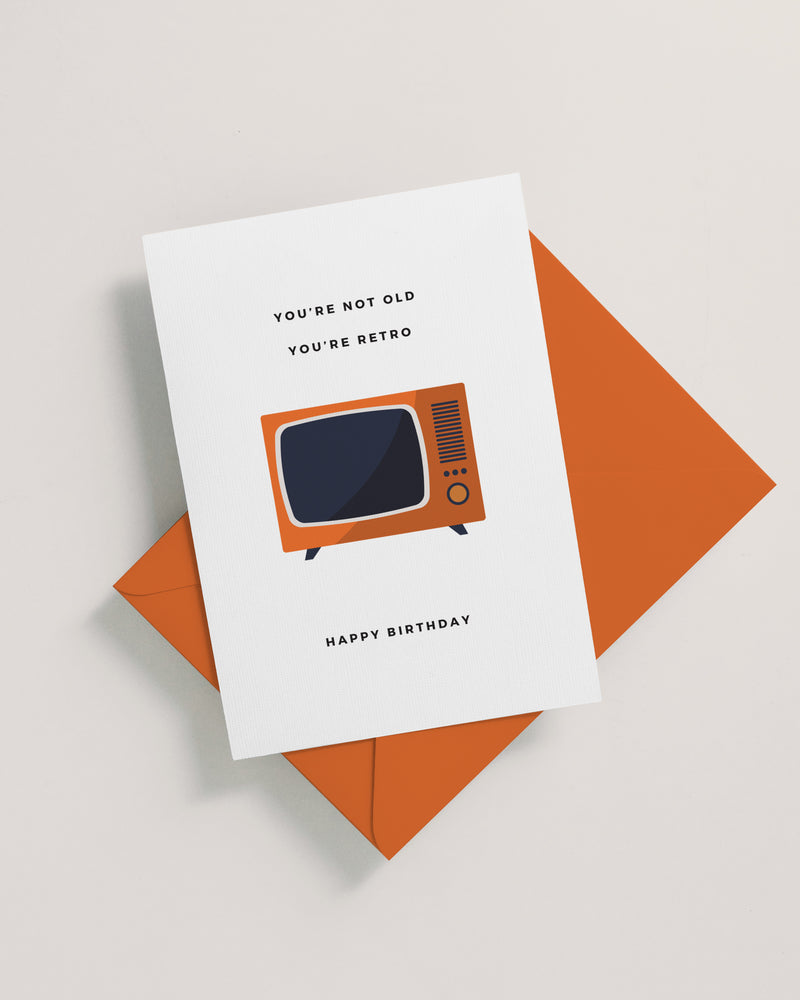 Retro Birthday Card