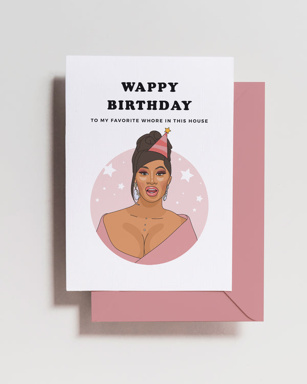 Funny Cardi B Pop Culture Birthday Card