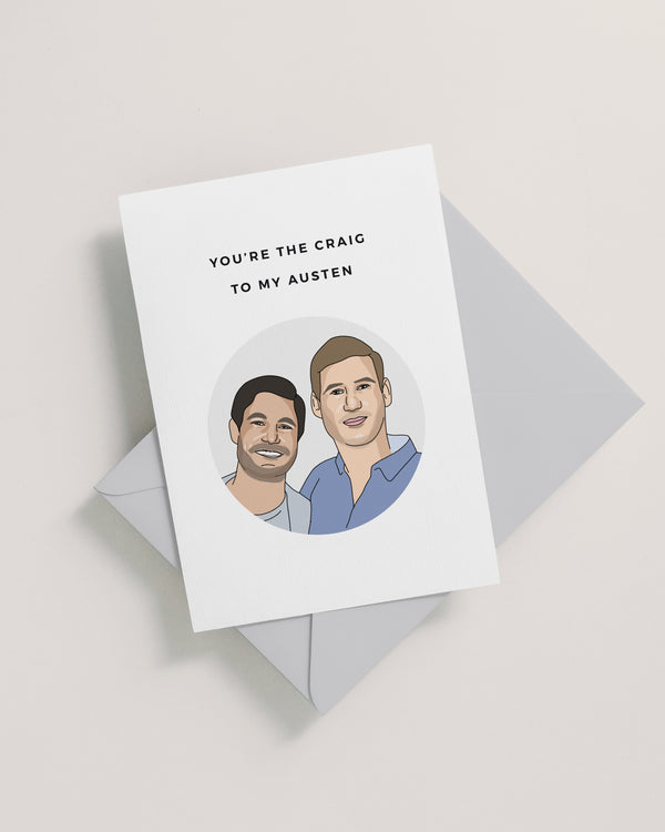 Criag + Austen Card