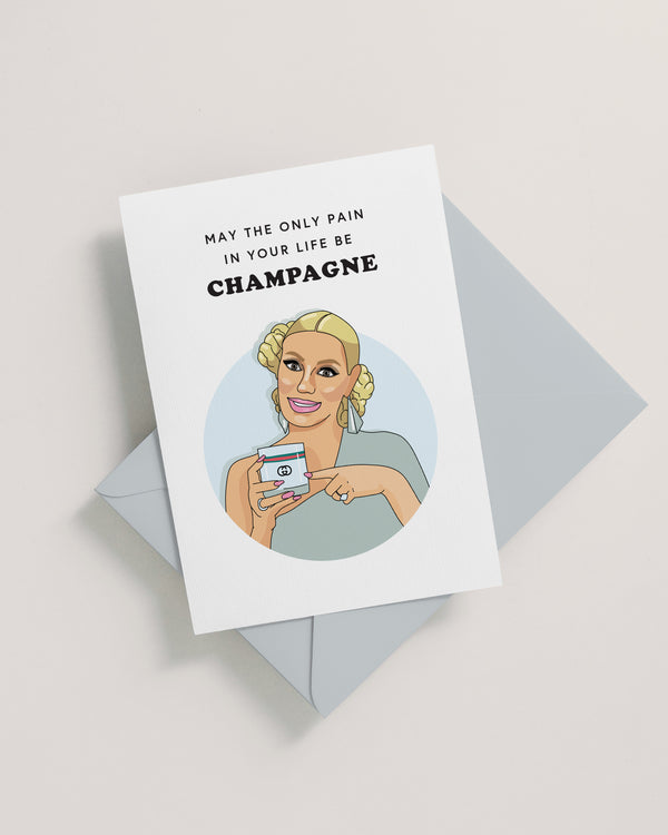 Dorit Champagne Card