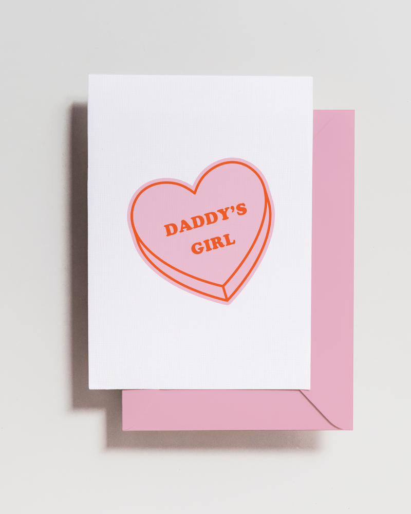 Daddy's Girl Valentines Day Card