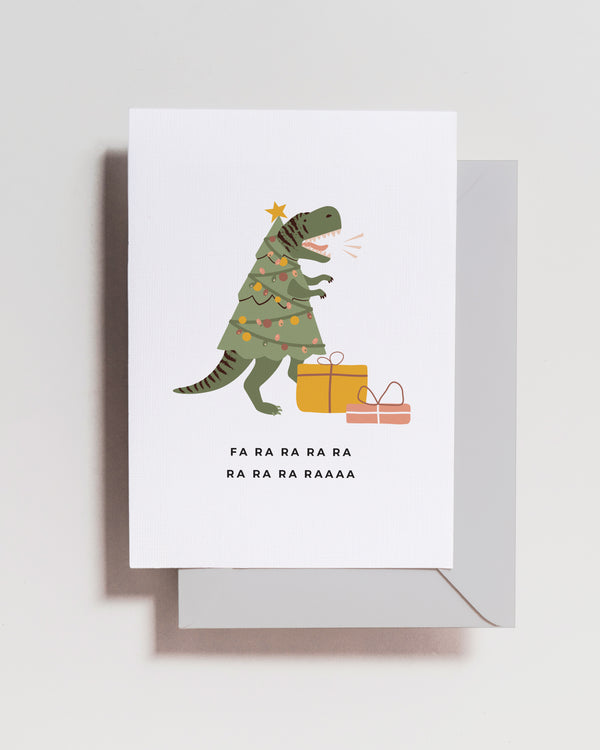 Dino Christmas Holiday Card