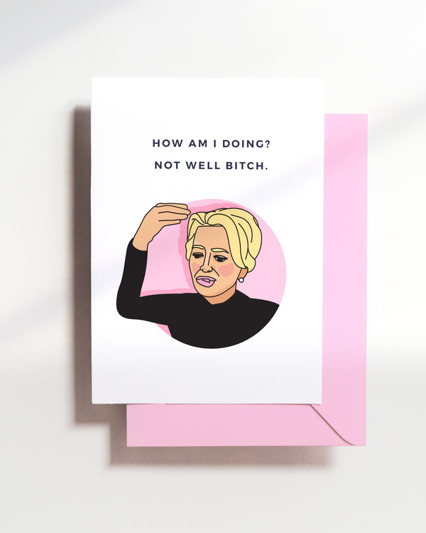 Dorinda How am I doing? Card