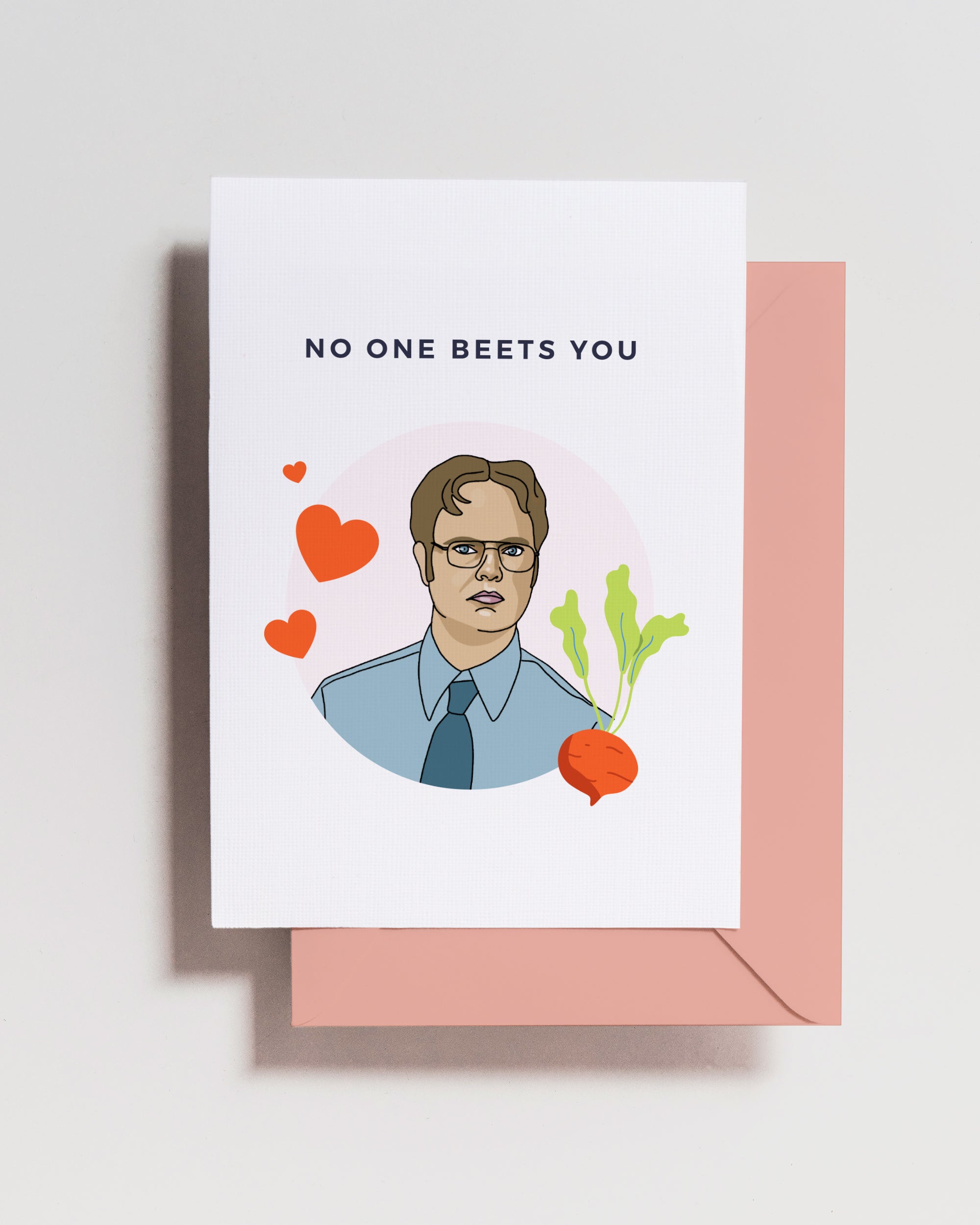 Dwight The Office Beets Pop Culture Inspired Card