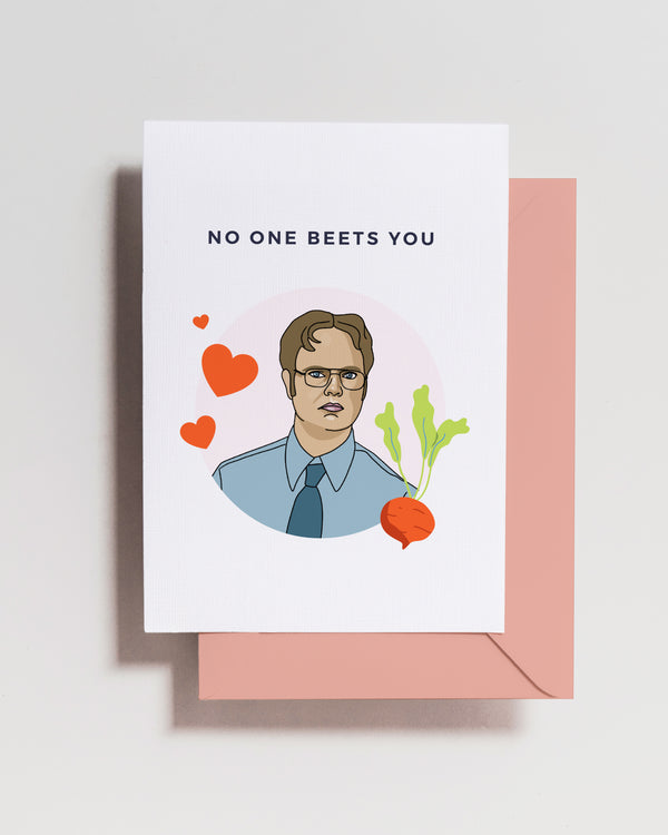 Dwight The Office Beets Pop Culture Inspired Card
