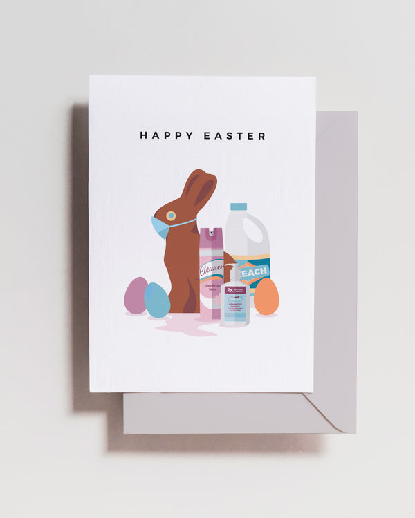Easter Bunny Mask Card
