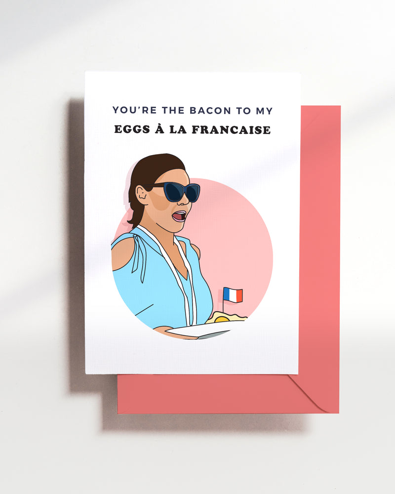 Luann Eggs A La francaise Card