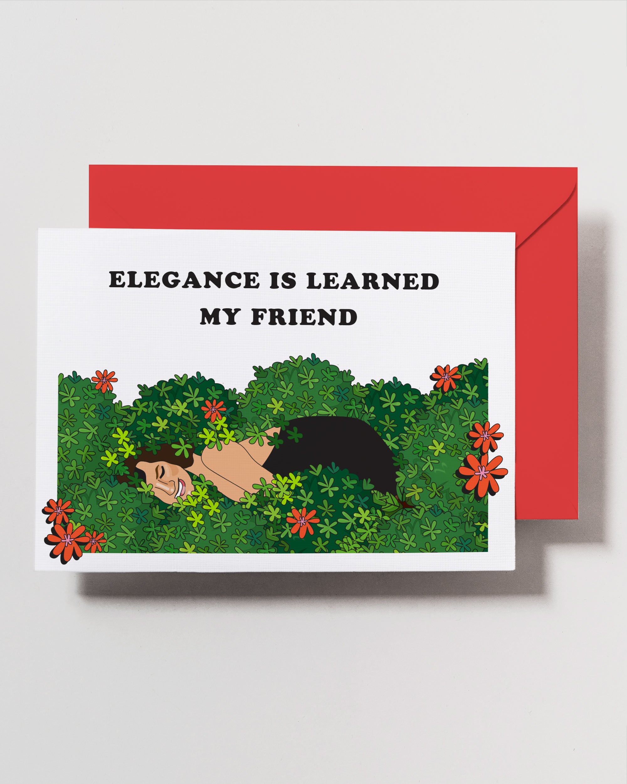 Luann Elegance is learned - Card