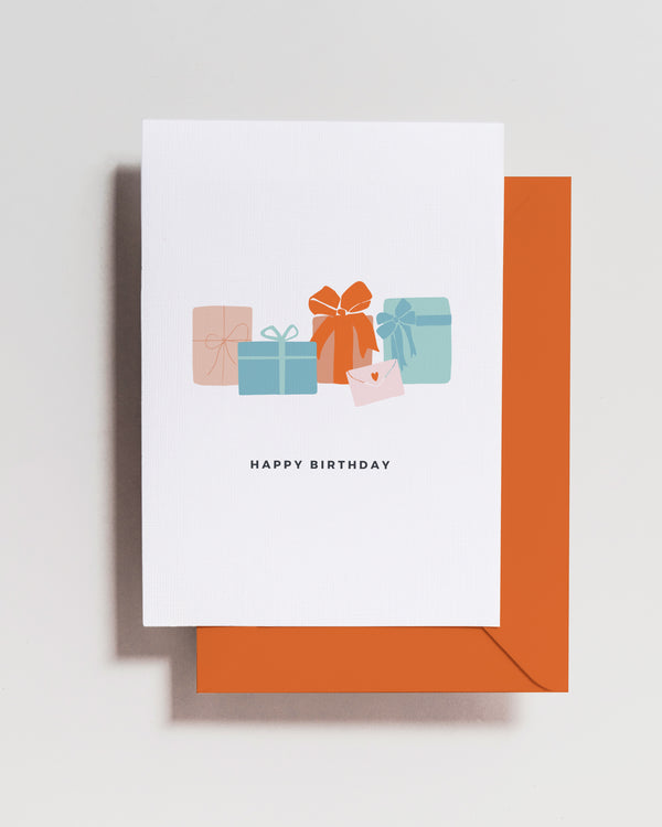 Gifts Birthday Card