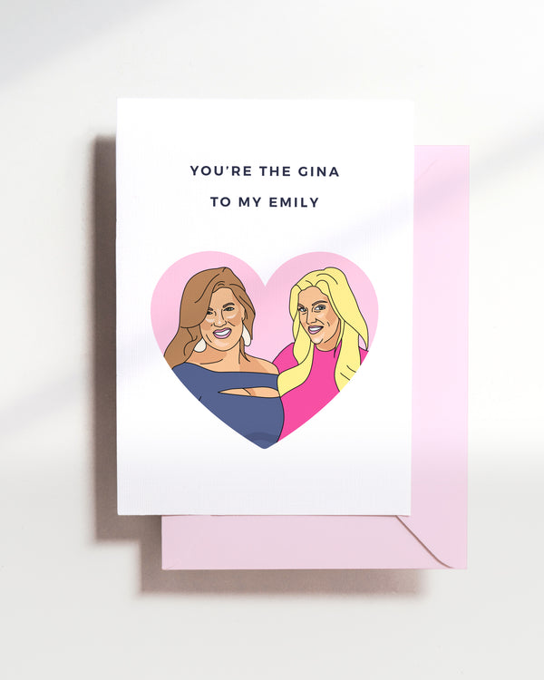 Gina + Emily - Card