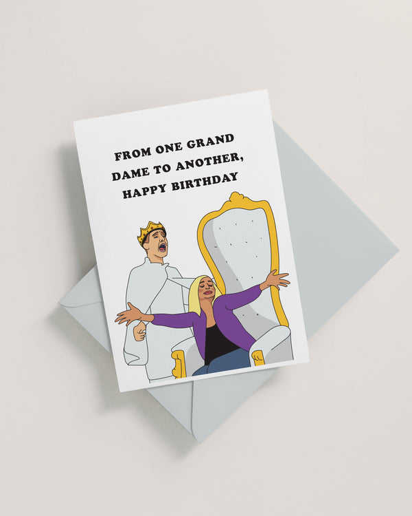 Grand Dame Birthday Card