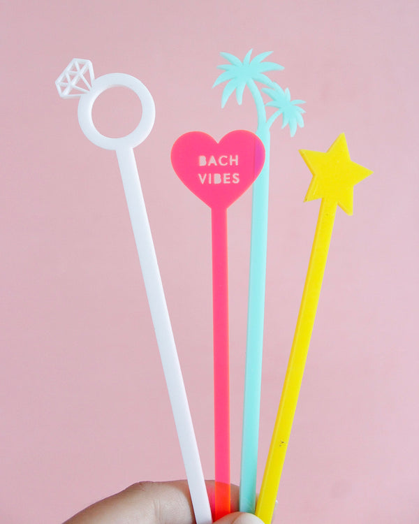 Bachelorette Drink Stirrers
