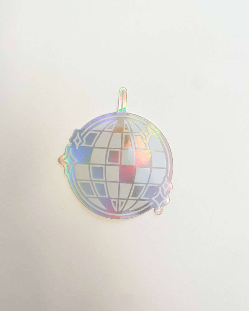 Disco Ball Holographic Sticker – Haven Print Co.