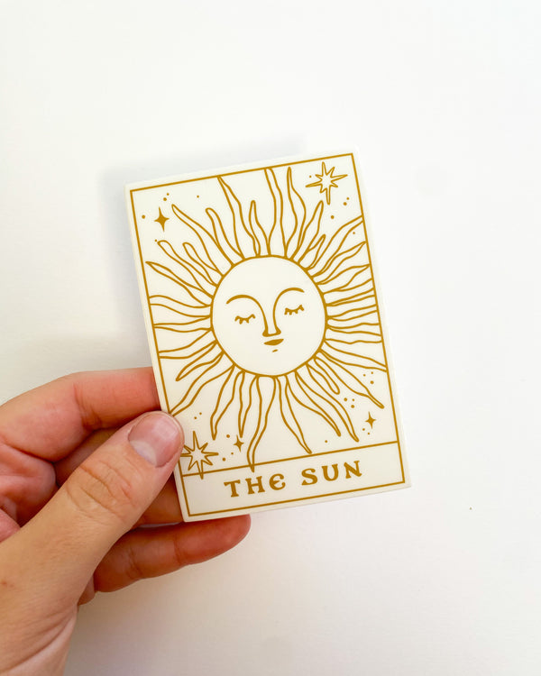 Sun Tarot Card Sticker