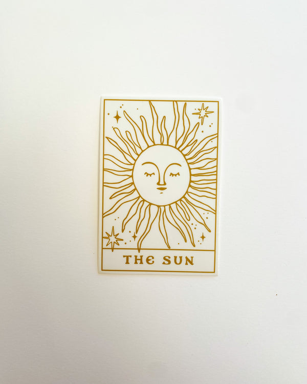 Sun Tarot Card Sticker