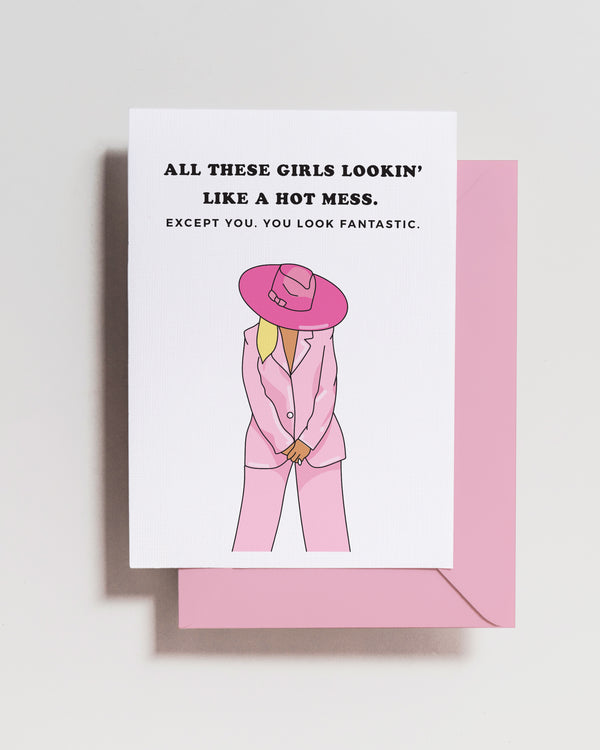 Keyonce - Pink Suit Card