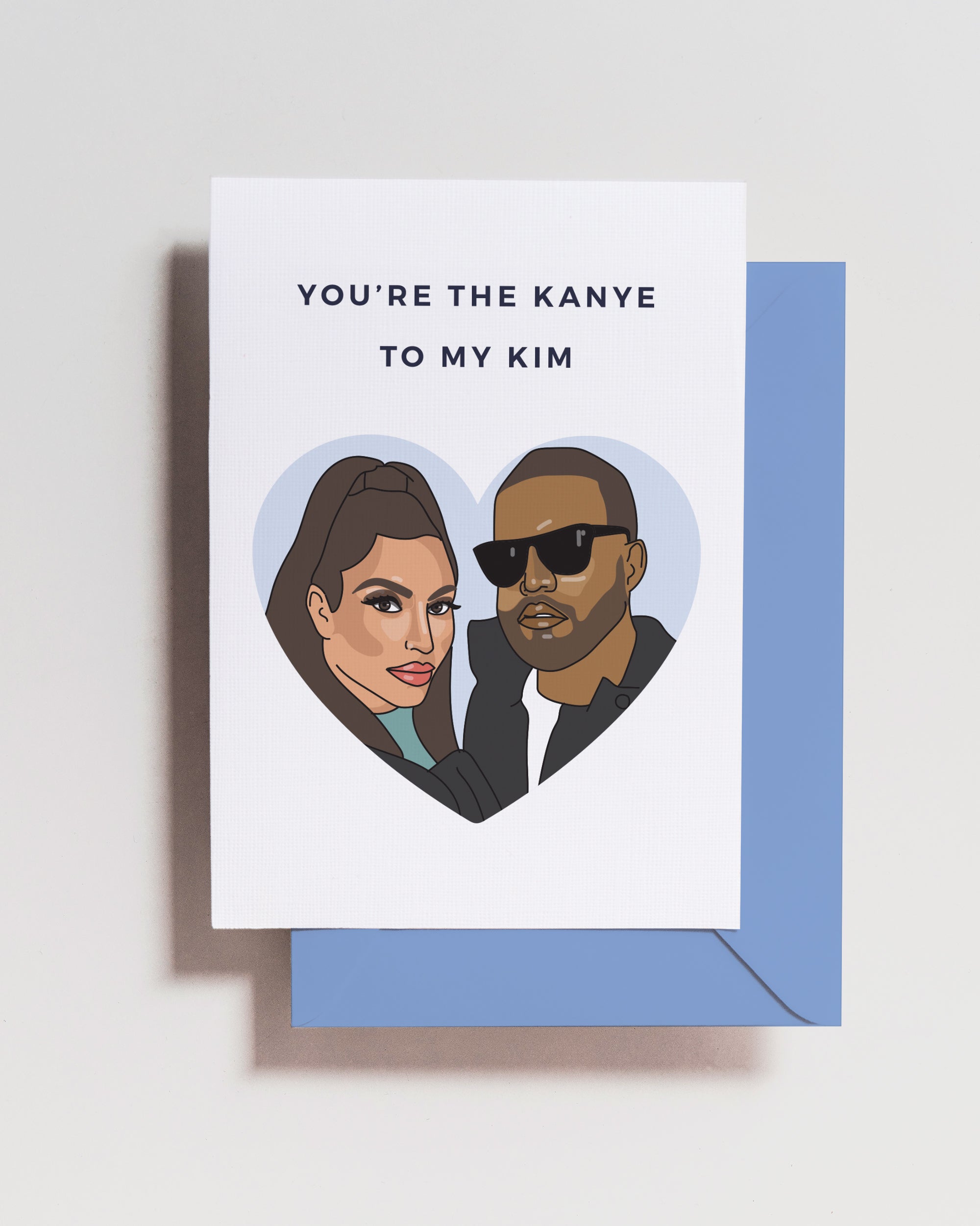 Kim + Kanye Couple Card