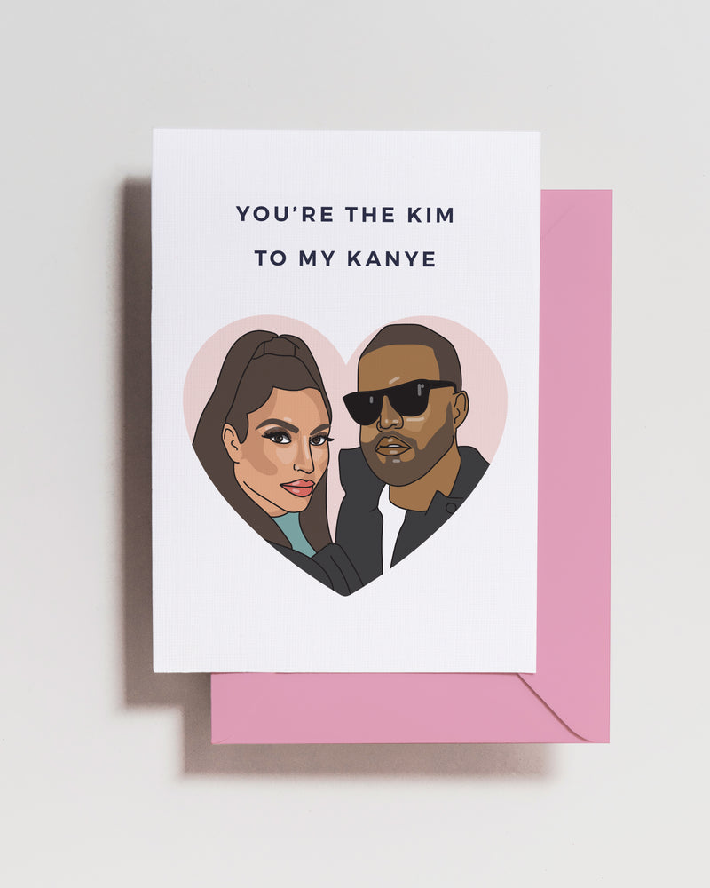 Kim + Kanye Couple Card