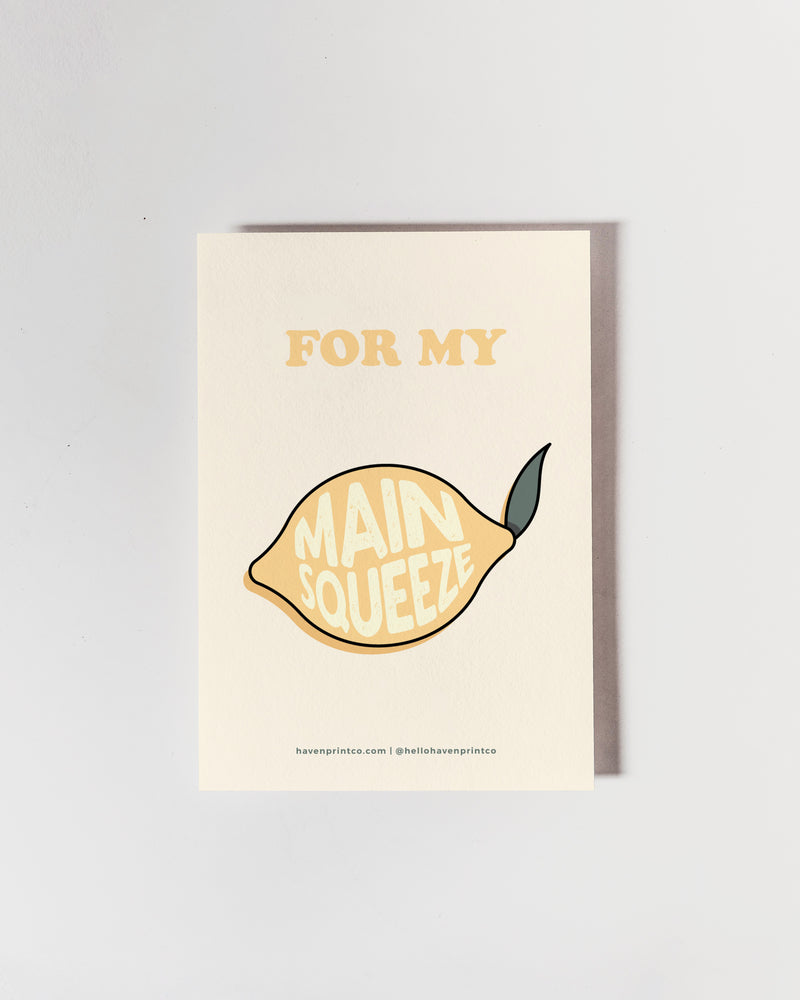 Lemon Postcard