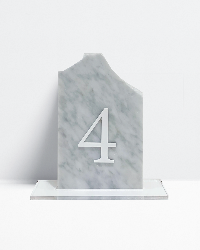 Marble Stone Table Numbers