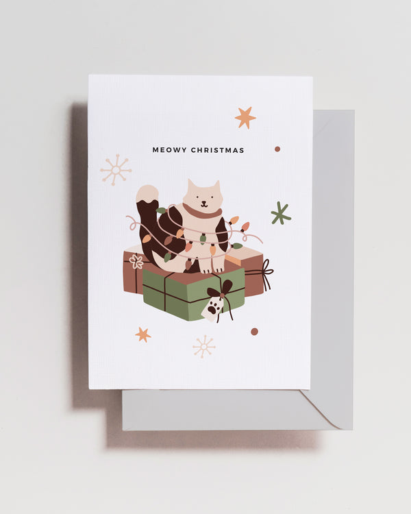 Cat Holiday Card