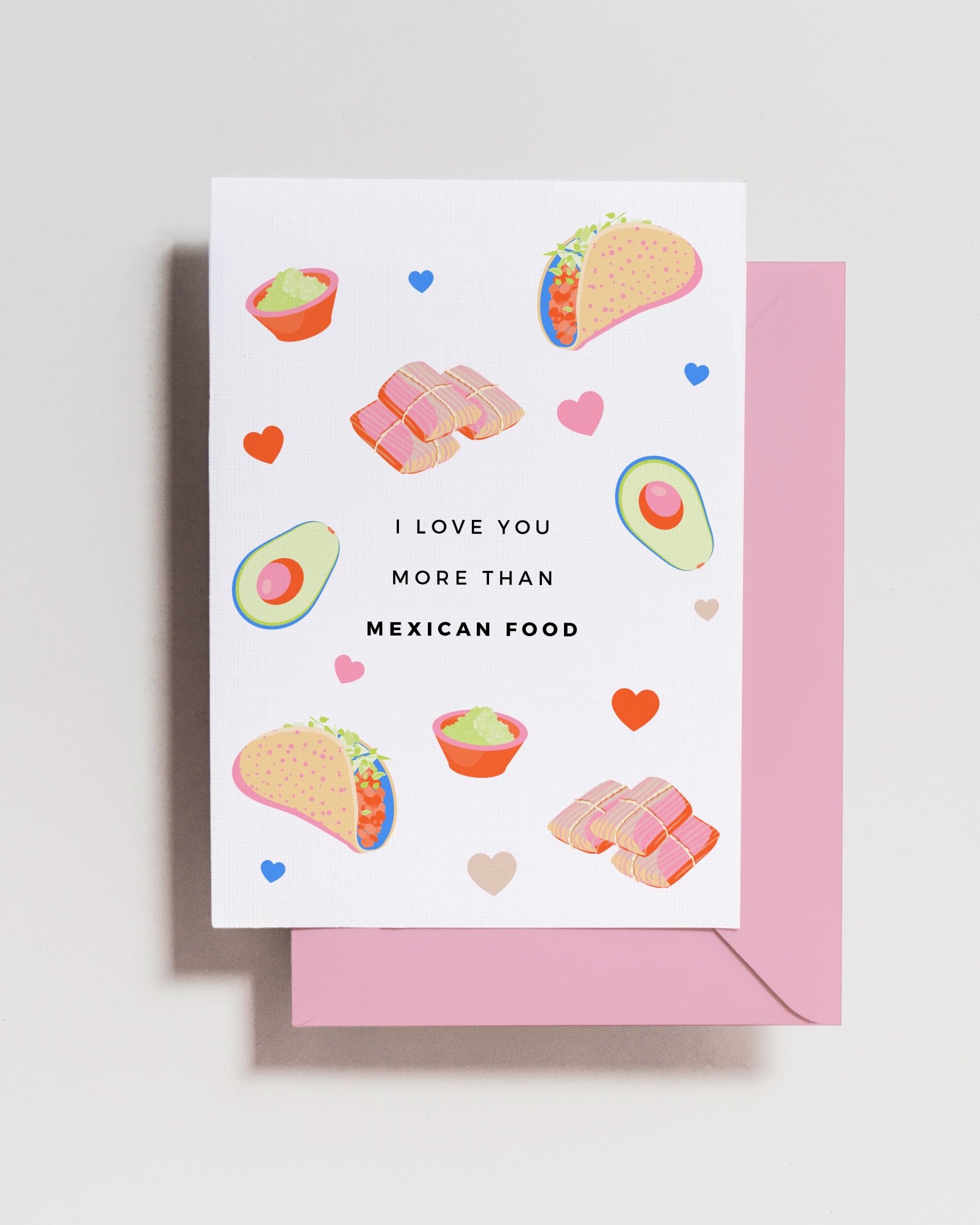 Mexican Food Love Card