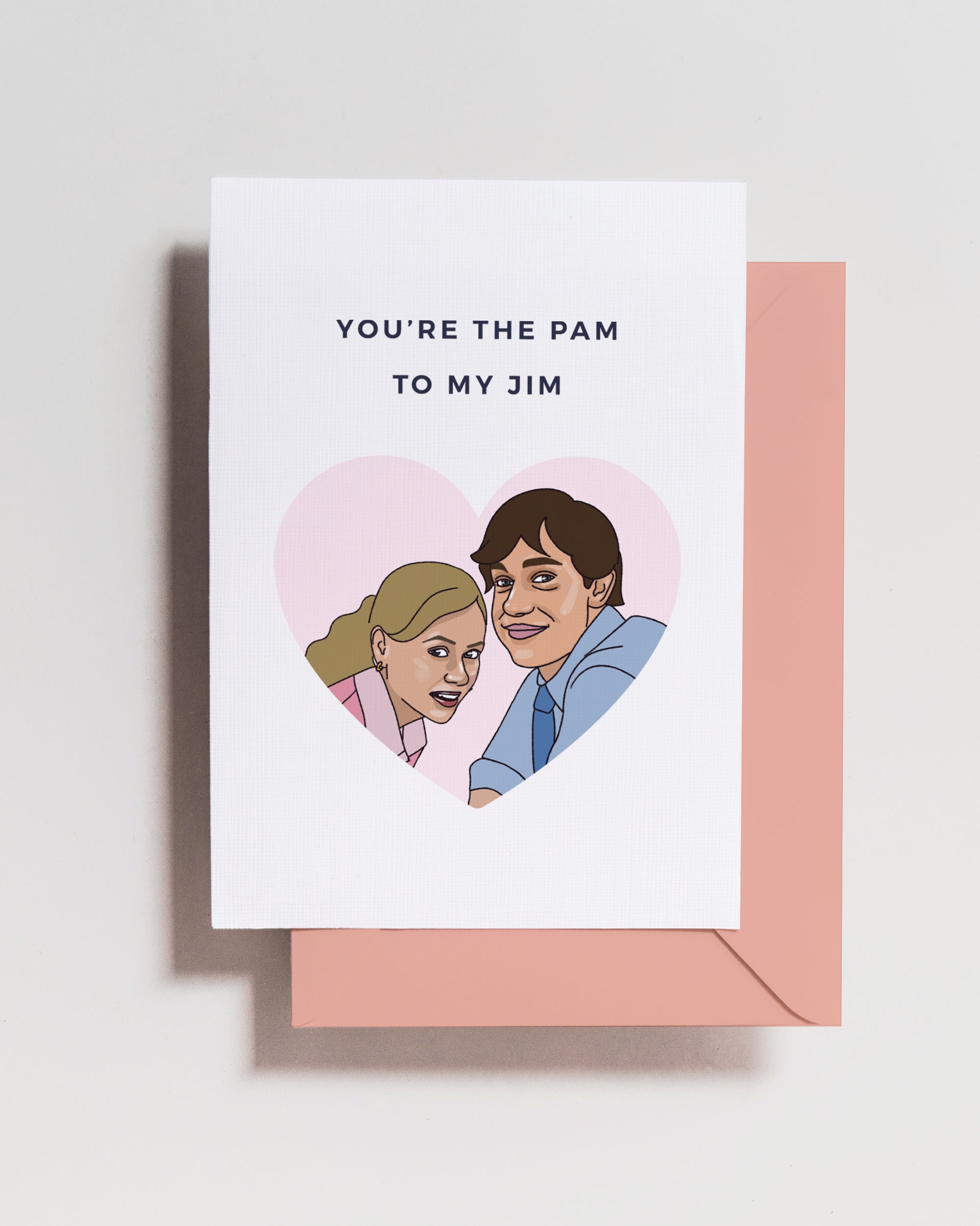 Jim + Pam Card
