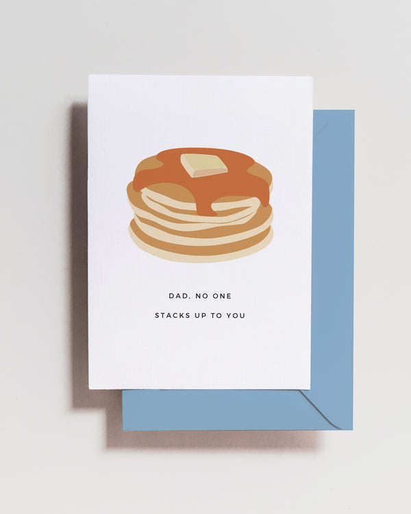 Dad Pancake Card